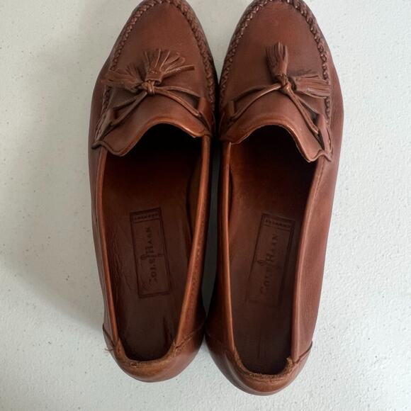 COLE HAAN Loafer Shoes Women's 9.5 B Brown Ferrah Leather Tassel Moc Toe Casual - Picture 8 of 13